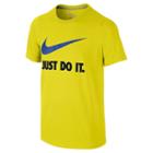Boys 8-20 Nike Just Do It Swoosh Graphic Tee, Boy's, Size: Small, Green Oth