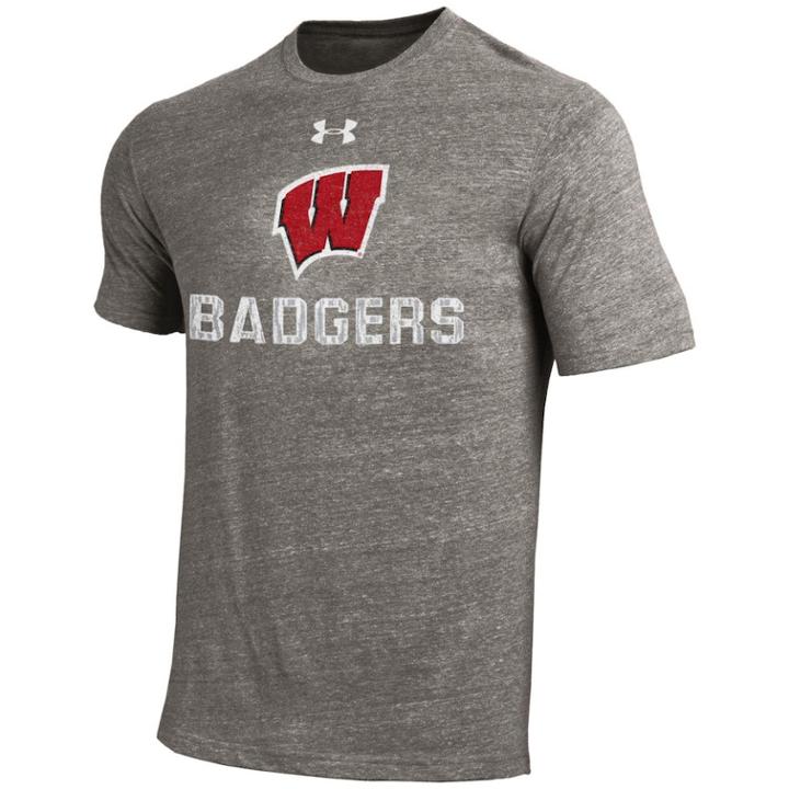 Men's Under Armour Wisconsin Badgers Legacy Tee, Size: Large, Multicolor