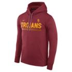 Men's Nike Usc Trojans Therma-fit Hoodie, Size: Large, Dark Red