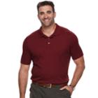 Big & Tall Croft & Barrow&reg; Classic-fit Easy-care Interlock Polo, Men's, Size: M Tall, Red