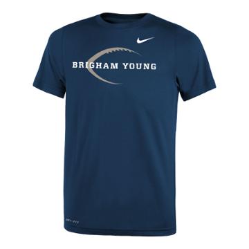 Boys 8-20 Nike Byu Cougars Legend Icon Tee, Size: L 14-16, Blue (navy)