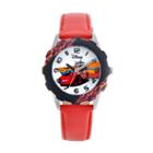 Disney / Pixar Cars Lightning Mcqueen Juniors' Leather Watch, Teens, Red