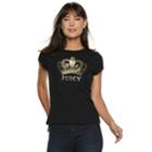 Women's Juicy Couture Graphic Tee, Size: Xxl, Dark Grey