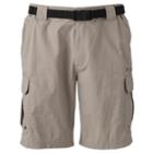 Men's Coleman Taslon Classic-fit Belted Hiking Cargo Shorts, Size: Large, Dark Brown