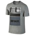 Men's Nike Dri-fit Core Just Do It Performance Basketball Tee, Size: Xl, Grey Other