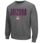 Men's Campus Heritage Arizona Wildcats Wordmark Sweatshirt, Size: Xl, Med Grey