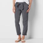 Petite Size Sonoma Goods For Life&trade; Cuffed Utility Twill Capris, Women's, Size: 14 Petite, Grey (charcoal)