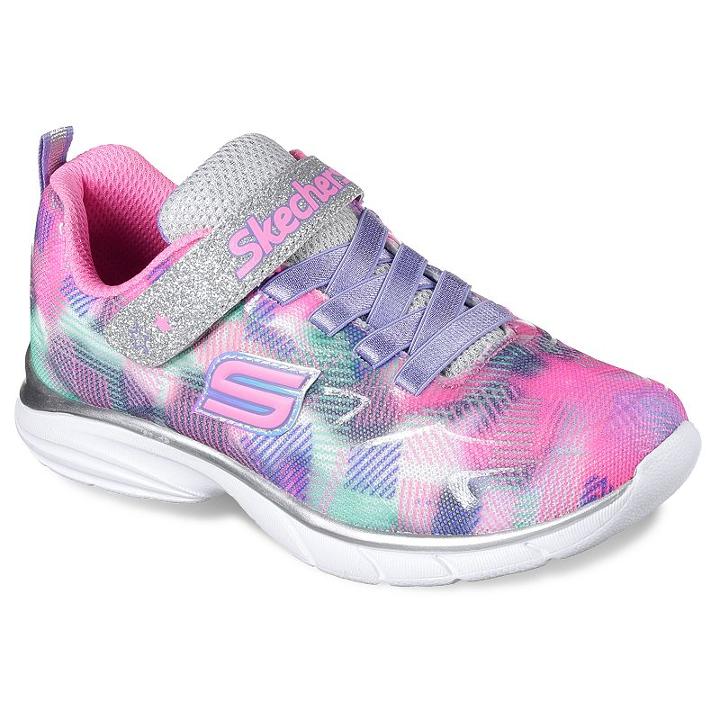 Skechers Spirit Sprintz Rainbow Raz Girls' Sneakers, Size: 2, Yellow