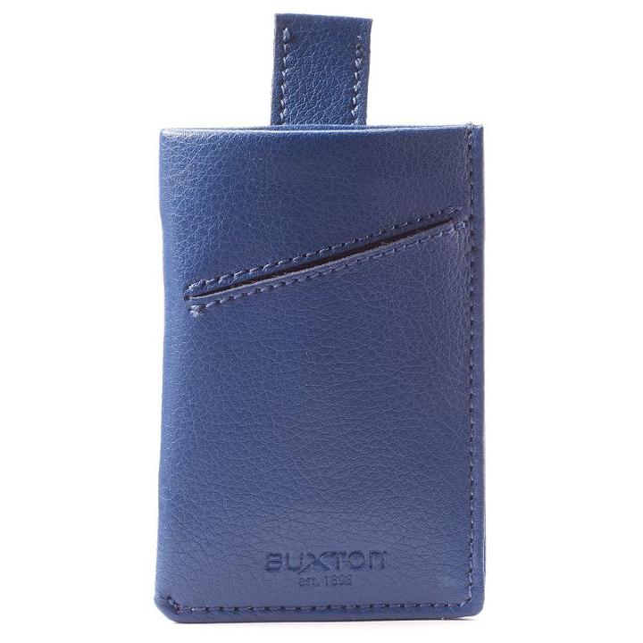 Buxton Addison Rfid-blocking Leather Pull-tab Cash & Card Case Wallet, Men's, Purple