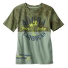 Boys 4-7x Sonoma Goods For Life&trade; Slubbed Beach Print Graphic Tee, Boy's, Size: 4, Med Green