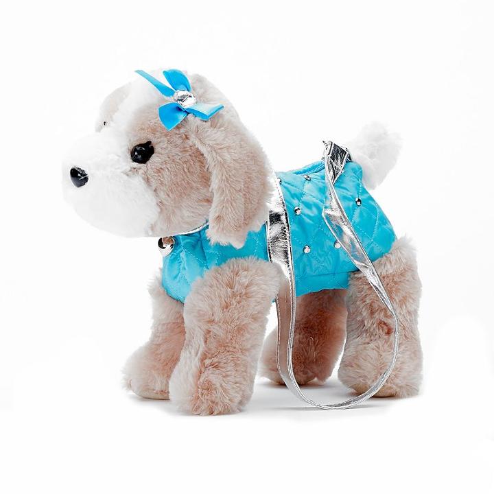 Girls Sparkly Puppy Bag, Girl's, Lt Green