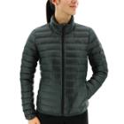 Women's Adidas Outdoor Varilite Solid Down-fill Puffer Jacket, Size: Medium, Med Green