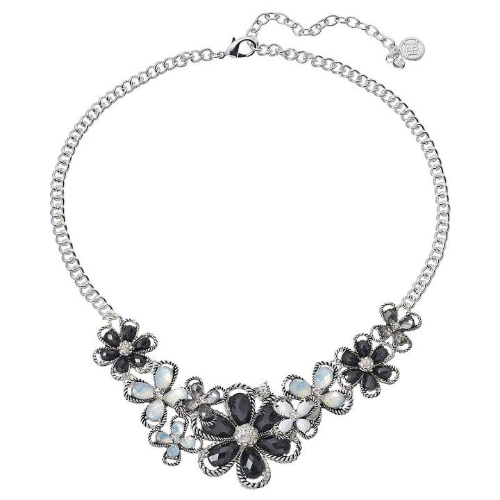 Dana Buchman Black Flower Necklace, Women's