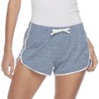 Juniors' So&reg; Slubbed Dolphin-hem Shorts, Size: Large, Oxford