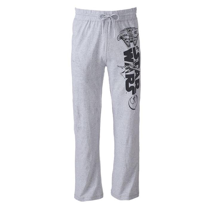 Men's Star Wars Reversible Lounge Pants, Size: Medium, Silver