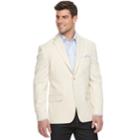 Men's Chaps Classic-fit Knit Stretch Sport Coat, Size: 48 Long, Natural