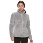 Women's Fila Sport&reg; Sherpa Fleece Zip-up Jacket, Size: Large, Med Grey