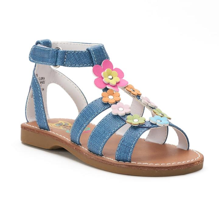 Rachel Shoes Gloria Toddler Girls' Gladiator Sandals, Size: 7 T, Blue