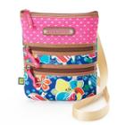 Lily Bloom Eva Multi Section Crossbody Bag, Women's, Blue Other