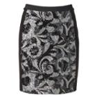 Women's Wdny Black Sequin Mini Skirt, Size: Medium