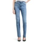 Women's Levi's&reg; Slimming Straight-leg Jeans, Size: 30(us 10)m, Med Blue