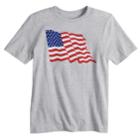 Boys 8-20 Americana Graphic Tee, Size: Large, Med Grey