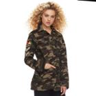 Madden Nyc Juniors' Patch Camo Utility Jacket, Teens, Size: Xl, Dark Brown