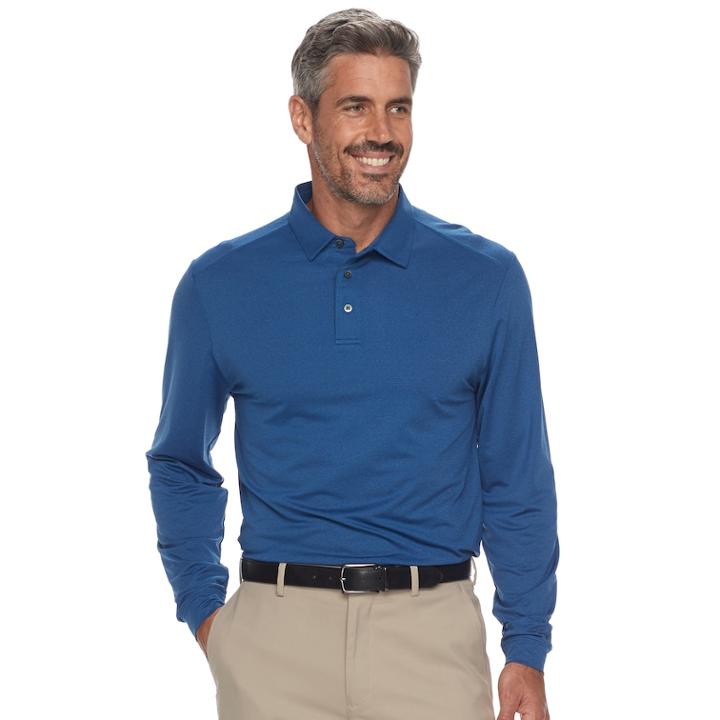 Big & Tall Grand Slam Motionflow 360 Regular-fit Performance Golf Polo, Men's, Size: 3xl Tall, Light Blue