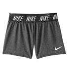 Girls 7-16 Nike Dri-fit Training Shorts, Size: Medium, Grey (charcoal)