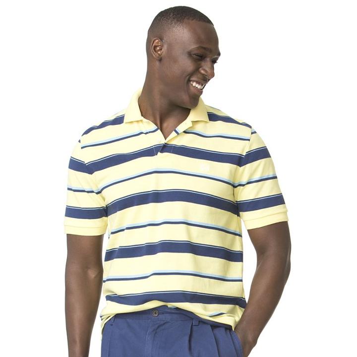 Big & Tall Chaps Striped Polo, Men's, Size: 2xb, Yellow