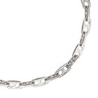 Stainless Steel Dual Hole Necklace - 22-in. - Men, Size: 22, Grey