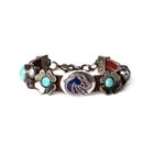 Women's Boise State Broncos Turquoise Flower Bracelet, Brown