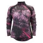 Women's Realtree Ascent 1/4-zip Wind Shirt, Size: Xl, Dark Pink