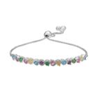 Multicolor Cubic Zirconia Lariat Bracelet, Women's