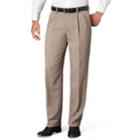 Big & Tall Van Heusen Classic-fit No-iron Pleated Dress Pants, Men's, Size: 38x38, White