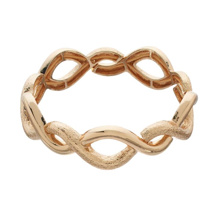 Dana Buchman Textured Wavy Stretch Bracelet, Women's, Gold