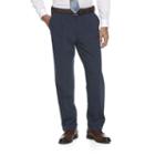 Big & Tall Croft & Barrow&reg; True Comfort 4-way Stretch Classic-fit Pleated Dress Pants, Men's, Size: 31x36, Blue (navy)
