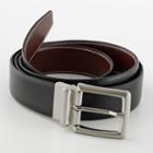 Croft & Barrow&reg; Reversible Soft-touch Leather Belt, Men's, Size: 46, Black