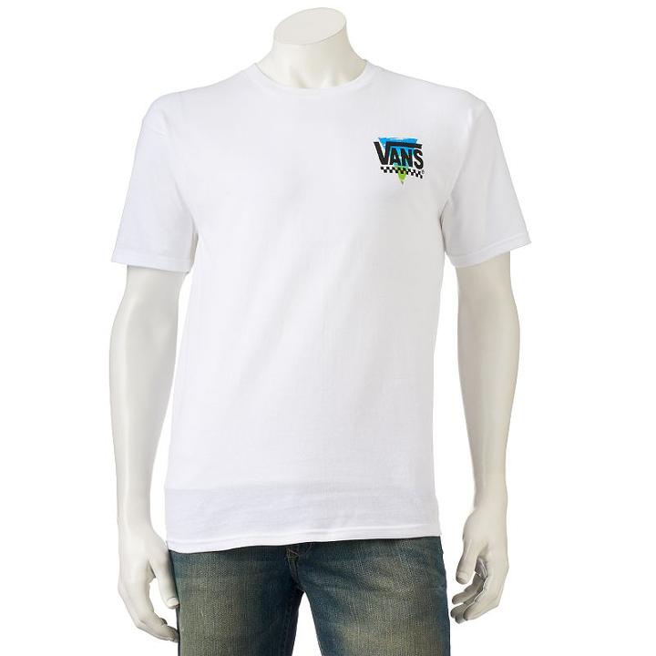 Men's Vans Vrracer Tee, Size: Xxl, White