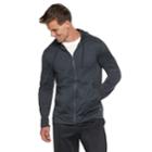 Men's Tek Gear&reg; Stretch Full-zip Hoodie, Size: Small, Med Blue