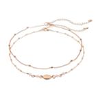 Lc Lauren Conrad Ball Bead Double Strand Choker Necklace, Women's, Pink