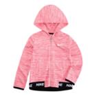 Toddler Girl Nike Dri-fit Crossdyed Hoodie, Size: 2t, Med Pink