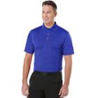 Grand Slam, Big & Tall Airflow Solid Pocketed Performance Golf Polo, Men's, Size: L Tall, Blue