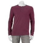 Big & Tall Sonoma Goods For Life&trade; Everyday Henley, Men's, Size: 3xb, Red
