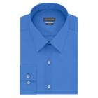 Men's Van Heusen Extreme Color Endurance Slim-fit Dress Shirt, Size: M-34/35, Med Blue