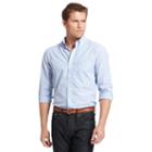 Big & Tall Izod Striped Casual Button-down Shirt, Men's, Size: 4xb, Med Blue