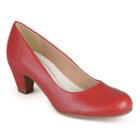 Journee Collection Luu Women's Dress Heels, Girl's, Size: 6, Red