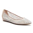 Jennifer Lopez Tara Women's Pointed-toe Flats, Size: 8.5, Beige Oth