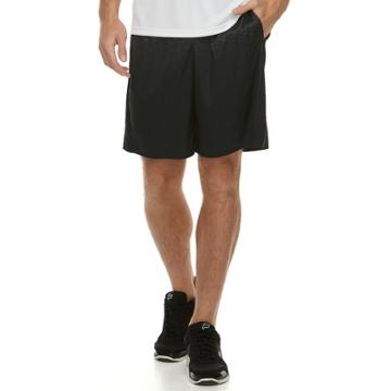 Men's Tek Gear Printed Dry Tek Shorts, Size: Small, Black