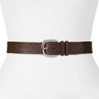 Relic Scallop Perforated Belt, Size: Large, Lt Brown